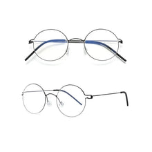 Load image into Gallery viewer, Glasses Frames Men Air Titanium Rim Screwless Eyewear Eyeglasses Women Morten Round Square Oval Denmark Brand Korean Design