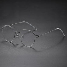 Load image into Gallery viewer, Glasses Frames Men Air Titanium Rim Screwless Eyewear Eyeglasses Women Morten Round Square Oval Denmark Brand Korean Design