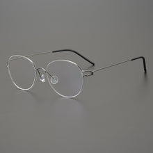 Carica l&#39;immagine nel visualizzatore di Gallery, Glasses Frames Men Air Titanium Rim Screwless Eyewear Eyeglasses Women Morten Round Square Oval Denmark Brand Korean Design New