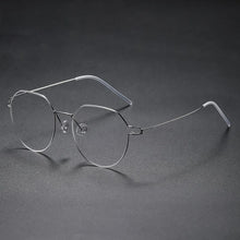 Load image into Gallery viewer, Glasses Frames Men Air Titanium Rim Screwless Eyewear Eyeglasses Women Morten Round Square Oval Denmark Brand Korean Design