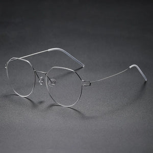 Glasses Frames Men Air Titanium Rim Screwless Eyewear Eyeglasses Women Morten Round Square Oval Denmark Brand Korean Design