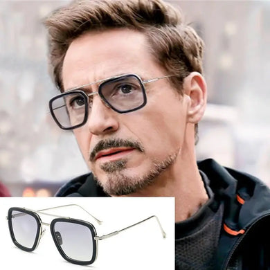 Glasses Men Women Sunglasses Iron man Eyewear Steampunk Sun Glasses Male Goggles