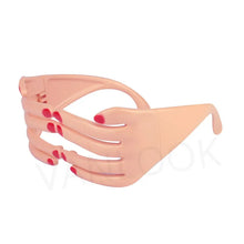 Load image into Gallery viewer, Gold Fingers Glasses Festival Points Men One Piece Silver Bar for Party Cosplay Extraordinary Oculos de Sol Feminino