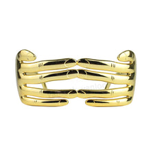 Load image into Gallery viewer, Gold Fingers Glasses Festival Points Men One Piece Silver Bar for Party Cosplay Extraordinary Oculos de Sol Feminino