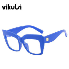 Load image into Gallery viewer, Gradient Square Optical Glasses Women Thick Frame Anti Blue Glasses Myopia Prescription Eyeglasses Frames Ladies Blu-ray Glasses
