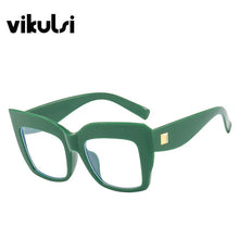 Load image into Gallery viewer, Gradient Square Optical Glasses Women Thick Frame Anti Blue Glasses Myopia Prescription Eyeglasses Frames Ladies Blu-ray Glasses