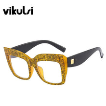 Load image into Gallery viewer, Gradient Square Optical Glasses Women Thick Frame Anti Blue Glasses Myopia Prescription Eyeglasses Frames Ladies Blu-ray Glasses