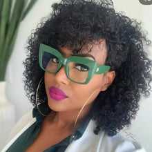 Load image into Gallery viewer, Gradient Square Optical Glasses Women Thick Frame Anti Blue Glasses Myopia Prescription Eyeglasses Frames Ladies Blu-ray Glasses