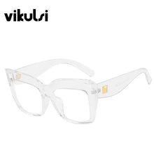 Load image into Gallery viewer, Gradient Square Optical Glasses Women Thick Frame Anti Blue Glasses Myopia Prescription Eyeglasses Frames Ladies Blu-ray Glasses