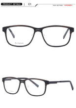 Load image into Gallery viewer, Great Carbon Fibre Acetate Glasses Frame Men Round Vintage Optical Prescription Eyeglasses Women Style Fullrim Lighter Eyewear