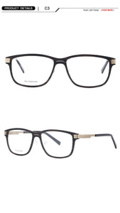 Great Carbon Fibre Acetate Glasses Frame Men Round Vintage Optical Prescription Eyeglasses Women Style Fullrim Lighter Eyewear