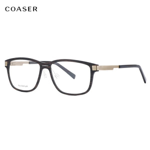 Great Carbon Fibre Acetate Glasses Frame Men Round Vintage Optical Prescription Eyeglasses Women Style Fullrim Lighter Eyewear