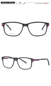 Great Carbon Fibre Acetate Glasses Frame Men Round Vintage Optical Prescription Eyeglasses Women Style Fullrim Lighter Eyewear