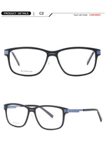 Load image into Gallery viewer, Great Carbon Fibre Acetate Glasses Frame Men Round Vintage Optical Prescription Eyeglasses Women Style Fullrim Lighter Eyewear