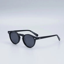 Load image into Gallery viewer, Gregory Peck Sunglasses Women  Acetate Retro Round Polarized Vintage Driving Glasses Shades for Women Grey Lens Sun Glasses