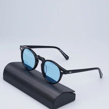 Load image into Gallery viewer, Gregory Peck Sunglasses Women  Acetate Retro Round Polarized Vintage Driving Glasses Shades for Women Grey Lens Sun Glasses