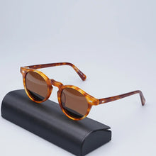 Load image into Gallery viewer, Gregory Peck Sunglasses Women  Acetate Retro Round Polarized Vintage Driving Glasses Shades for Women Grey Lens Sun Glasses