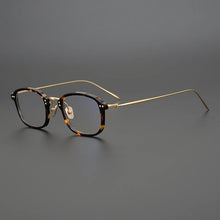 Load image into Gallery viewer, Vintage Acetate Small Glasses Frame Women Men Square Titanium Prescription Optical Myopia Eyeglasses Frame Luxury Brand Eyewear