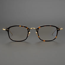 Load image into Gallery viewer, Vintage Acetate Small Glasses Frame Women Men Square Titanium Prescription Optical Myopia Eyeglasses Frame Luxury Brand Eyewear