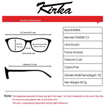 Load image into Gallery viewer, Kids Glasses Acetate Children Eyeglasses Optical Frames Flexible Eyeglass Frame Kids Glasses Frames For Girls