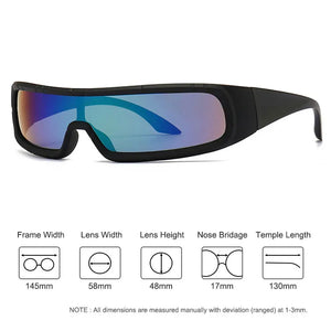 HBK 2023 New Popular Men's Sun Glasses Unique Outdoor Sports Women Sunglasses Y2K Glasses For Female Male Shades Eyewear