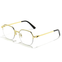Carica l&#39;immagine nel visualizzatore di Gallery, HBK Metal Luxury Square Women&#39;s Sunglasses Men New Brand Designer Semi-Rimless Glasses 2022 Ladies High Quality Eyewear
