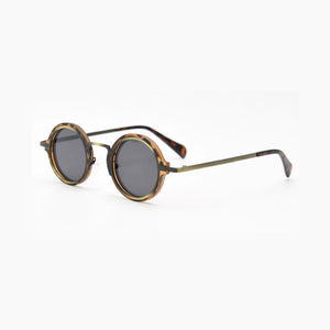 HBK Retro Round Polarized Sunglasses Personalized Punk Men Sun Glasses Shopping Party Fishing Preferred Eyewear Gift 2024