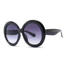 Carica l&#39;immagine nel visualizzatore di Gallery, HBK Unisex Big Round Sunglasses Luxury Retro Oversized Shade for Women Men Brand Designer Good Quality Green Black UV400 Oculos