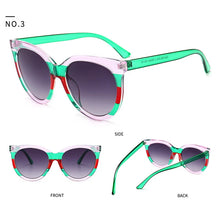 Carica l&#39;immagine nel visualizzatore di Gallery, HBK Unisex Big Round Sunglasses Luxury Retro Oversized Shade for Women Men Brand Designer Good Quality Green Black UV400 Oculos