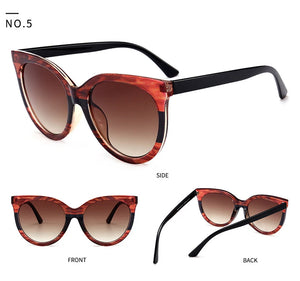 HBK Unisex Big Round Sunglasses Luxury Retro Oversized Shade for Women Men Brand Designer Good Quality Green Black UV400 Oculos