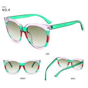 HBK Unisex Big Round Sunglasses Luxury Retro Oversized Shade for Women Men Brand Designer Good Quality Green Black UV400 Oculos