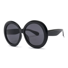 Carica l&#39;immagine nel visualizzatore di Gallery, HBK Unisex Big Round Sunglasses Luxury Retro Oversized Shade for Women Men Brand Designer Good Quality Green Black UV400 Oculos