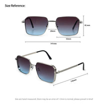 Load image into Gallery viewer, HBK Vintage Retro Square Sunglasses For Men Travel Sports  Summer Style  Sun Glasses lunette de soleil homme