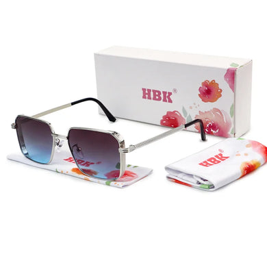 HBK Vintage Retro Square Sunglasses For Men Travel Sports  Summer Style  Sun Glasses lunette de soleil homme