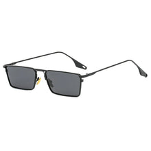 Load image into Gallery viewer, HBK Vintage Small Men&#39;s Sunglasses Rectangle Metal Hip Pop Women Sun Glasses Luxury Steampunk Square Sun Glasses Classic Oculos