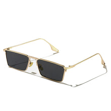 Load image into Gallery viewer, HBK Vintage Small Men&#39;s Sunglasses Rectangle Metal Hip Pop Women Sun Glasses Luxury Steampunk Square Sun Glasses Classic Oculos