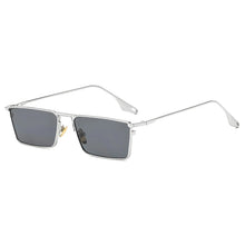 Load image into Gallery viewer, HBK Vintage Small Men&#39;s Sunglasses Rectangle Metal Hip Pop Women Sun Glasses Luxury Steampunk Square Sun Glasses Classic Oculos