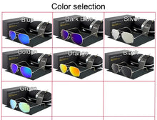 Carica l'immagine nel visualizzatore di Gallery, HDCRAFTER Classic  Polarized Sunglasses Men Women Colorful Reflective Coating Lens Eyewear Accessories Mirror Sun Glasses