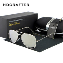 Carica l'immagine nel visualizzatore di Gallery, HDCRAFTER Classic  Polarized Sunglasses Men Women Colorful Reflective Coating Lens Eyewear Accessories Mirror Sun Glasses