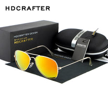 Carica l'immagine nel visualizzatore di Gallery, HDCRAFTER Classic  Polarized Sunglasses Men Women Colorful Reflective Coating Lens Eyewear Accessories Mirror Sun Glasses