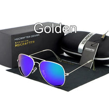 Carica l'immagine nel visualizzatore di Gallery, HDCRAFTER Classic  Polarized Sunglasses Men Women Colorful Reflective Coating Lens Eyewear Accessories Mirror Sun Glasses