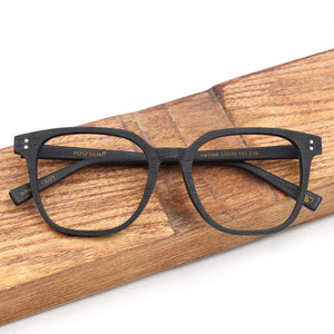 HDCRAFTER Glasses Frame Men Women Vintage Wood Prescription Eyeglasses Optical Frame for Myopia Eyewear Progressive Glasses