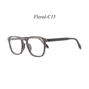 HDCRAFTER Glasses Frame Men Women Wood Vintage Square Myopia Prescription Eyeglasses Frames 2020 Retro Optical Frame Eyewear