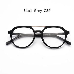 HDCRAFTER  Retro Glasses Frame Wooden Men Optical Myopia Eyewear Frame Prescription Eyeglasses Lenses Double Bridge