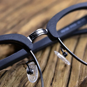 HDCRAFTER Myopia Hyperopia Eyewear Frames Men Women Wood Handmade Spectacles Retro Vintage Wooden Prescription Glasses Frame