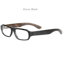 Load image into Gallery viewer, HDCRAFTER Optical Acetate Frame Real Wood Temple Glasses Frame Men Myopia Eyeglasses Prescription Clear Lenses Korea Eyewear