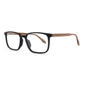 HDCRAFTER Oversized Wood Glasses Frame Prescription Men Goggles Eyeglasses Spectacles Sunglasses Computer Glasses Frames Optical