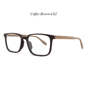 HDCRAFTER Oversized Wood Glasses Frame Prescription Men Goggles Eyeglasses Spectacles Sunglasses Computer Glasses Frames Optical