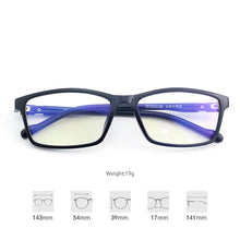 Load image into Gallery viewer, HDCRAFTER TR90 Mens Glasses Frame Computer Eyeglasses Frame with Anti-blue Light Lenses Women Prescription Glasses Frame