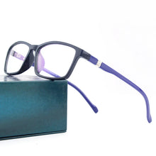 Load image into Gallery viewer, HDCRAFTER TR90 Mens Glasses Frame Computer Eyeglasses Frame with Anti-blue Light Lenses Women Prescription Glasses Frame